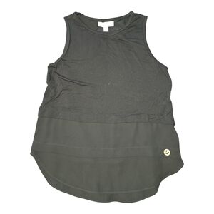 Michael Kors Black Layered Tank Top